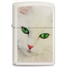 images/productimages/small/Zippo White Cat Green Eyes 2003566.jpg